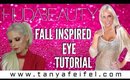 Huda Beauty | Fall Inspired | Eye Tutorial | Golds & Reds | Tanya Feifel-Rhodes