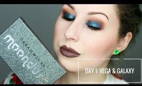 URBAN DECAY MOONDUST - DAY 1: VEGA & GALAXY | 1 PALETTE FOR A WEEK