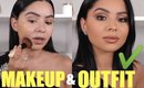 1 HR HOLIDAY GLAM MAKEUP + OUTFIT TRANSFORMATION
