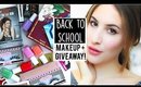 Quick + Easy Makeup Tutorial For School + HUGE GIVEAWAY! ♡ JamiePaigeBeauty