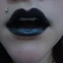 black lipstick