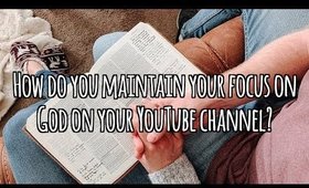 Having a God focused YouTube Channel | February Faith Q&A Part 7 | Brylan and Lisa