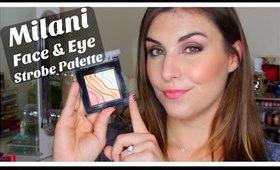 NEW Milani Spotlight Face & Eye Strobe Palette Review | Bailey B.