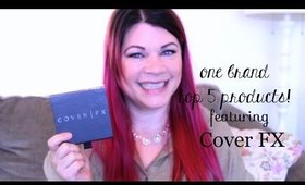 1 BRAND 5 FAVORITES: featuring COVER FX!!!!!