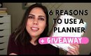 6 Reasons You Should Use a Planner + ERIN CONDREN GIVEAWAY!