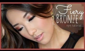 Fiery Bronze 🍂🍁 Perfect for Thanksgiving! Fall Eye Makeup Tutorial ♡ hollyannaeree