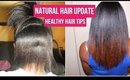 Natural hair length check +HEALTHY HAIR TIPS│Tamekans