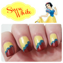 Snow White Inspired Nails 