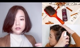 【合作】Aveda 居家頭皮按摩&快速短髮鮑伯頭整理｜At-Home Relaxing Scalp Massage & How I Style My Short Bob｜Nabibuzz娜比