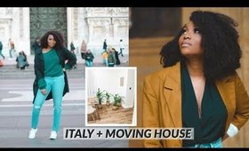 TRAVELLED TO ITALY ALONE, MOVING + DEALING WITH TERRIBLE CARPENTERS |  DIMMA LIVING #24