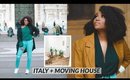 TRAVELLED TO ITALY ALONE, MOVING + DEALING WITH TERRIBLE CARPENTERS |  DIMMA LIVING #24