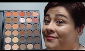 Morphe 350 Palette | Simple Eyeshadow Makeup Tutorial |  EILEENMCCMAKEUP