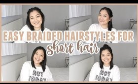 4 Easy Braided Hairstyles For Short Hair