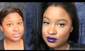 MATTE PURPLE Lips | Get Ready With Me