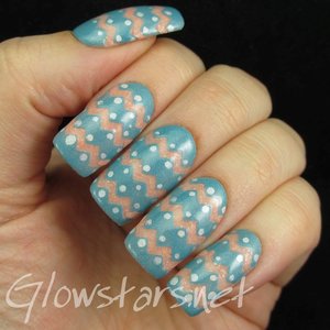 Read the blog post at http://glowstars.net/lacquer-obsession/2015/02/the-digit-al-dozen-does-patterns-on-patterns-dots-on-zig-zags/