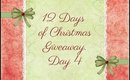 Day 4 - 12 Days of Christmas Giveaway