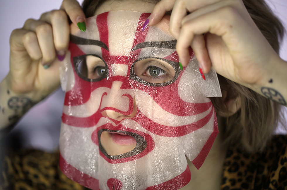 kabuki face paint patterns