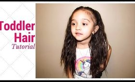 Easy Toddler Hair Tutorial | Half Up- Half Down