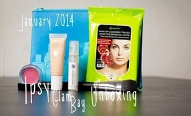 January 2014 Ipsy Glam Bag Unboxing