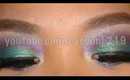 Face Front Cosmetics: Green, Blue, & Purple Tutorial
