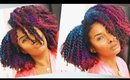 SPRAY PAINTING MY DEFINED CURLS! | Natural Hair (Type 4)