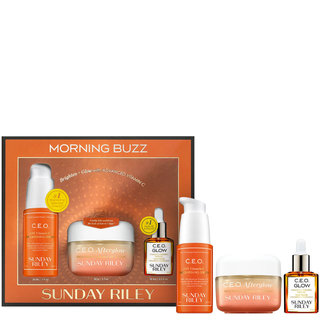 Sunday Riley Morning Buzz Vitamin C Brightening Trio Skincare Set