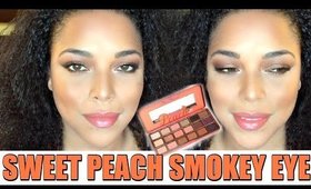 QUICK & EASY SWEET PEACH SMOKEY MAKEUP TUTORIAL  || MelissaQ