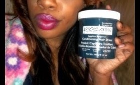 Proclaim Sapphire Bergamot Conditioning Hair Dress review/hair update