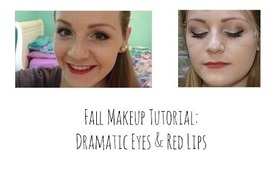 Fall Makeup Tutorial: Dramatic Eyes & Red Lips