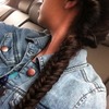 Twist into fishtail braid