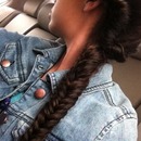 Twist into fishtail braid