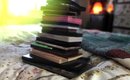 A Stack of Eyeshadow Palettes I Have Not Used