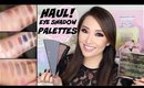 MAKEUP HAUL! NEW EYESHADOW PALETTES + TOP HOLIDAY PICKS/FAVORITES w/ Swatches | hollyannaeree