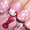 Hello Kitty Nails