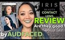 IRIS BEAUTY Contact Lens Review + Discount Code! | AUDFACED