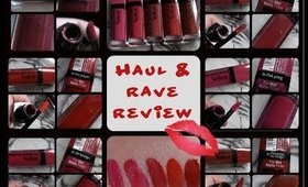 Bourjois Rouge Edition Velvet Matte lipstick HAUL and REVIEW