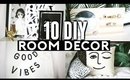 10 DIY ROOM DECOR Ideas for 2017! Minimal & Cheap! ✂️ 💡 🔨