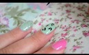 DIY: Mint roze luipaard nail-art