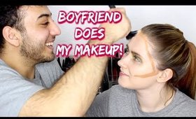 BOYFRIEND DOES MY MAKEUP TAG! 🙊 | shivonmakeupbiz