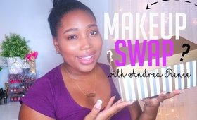 MAKEUP SWAP + UNBOXING W/ ANDREA RENEE | Jessica Chanell