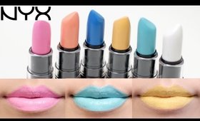 NYX Macaron Lippie Lip Swatches ♡ 6 Shades
