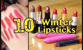 Top 10 winter lipsticks & GIVEAWAY