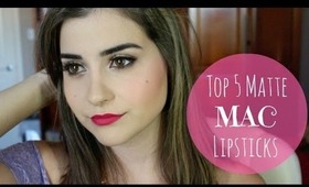 Top 5 Matte MAC Lipsticks | Lip Swatches