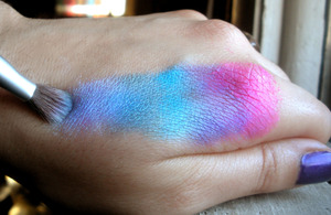 playing with the colors on my hand.
