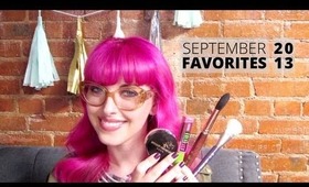 September 2013 Favorites (Artist Brushes, Urban Decay + More)