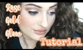 Rose Gold Cut Crease Tutorial ft. Stila Glow Liquid Eye Shadow | Rosa Klochkov