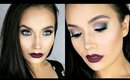 Fall Green Smokey Eyes + Berry Lips | Make Up For Ever Artist Palette VOL.4