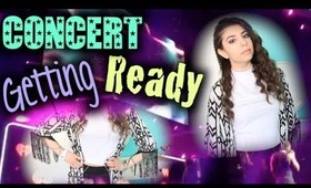 Get Ready With Me: Concert! (Makeup, Hair & Outfit)