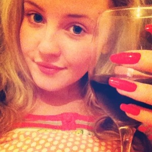 Before my holiday tomorrow with my handsome fiancé; I thought I would treat myself to a glass of wine in bed. Did my nails earlier as I will be busy packing more tomorrow morning. Yes, I have no makeup on and I haven't done my hair but oh well!