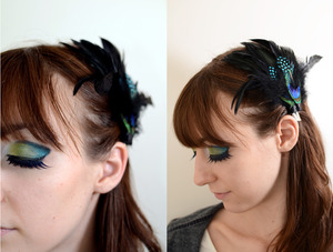 Peacock

I've used: TheBodyNeeds Atlantis,Chalet Green,Beyond Teal, Blackened Turquoise and Sugarpill Tako
The lashes are from claire's cosmetics "glam lashes" 